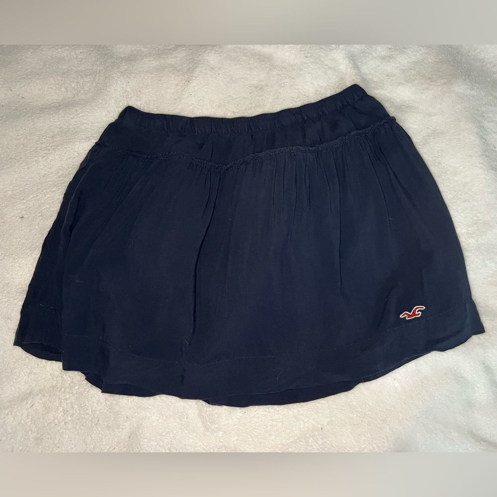 Blue Hollister skater skirt